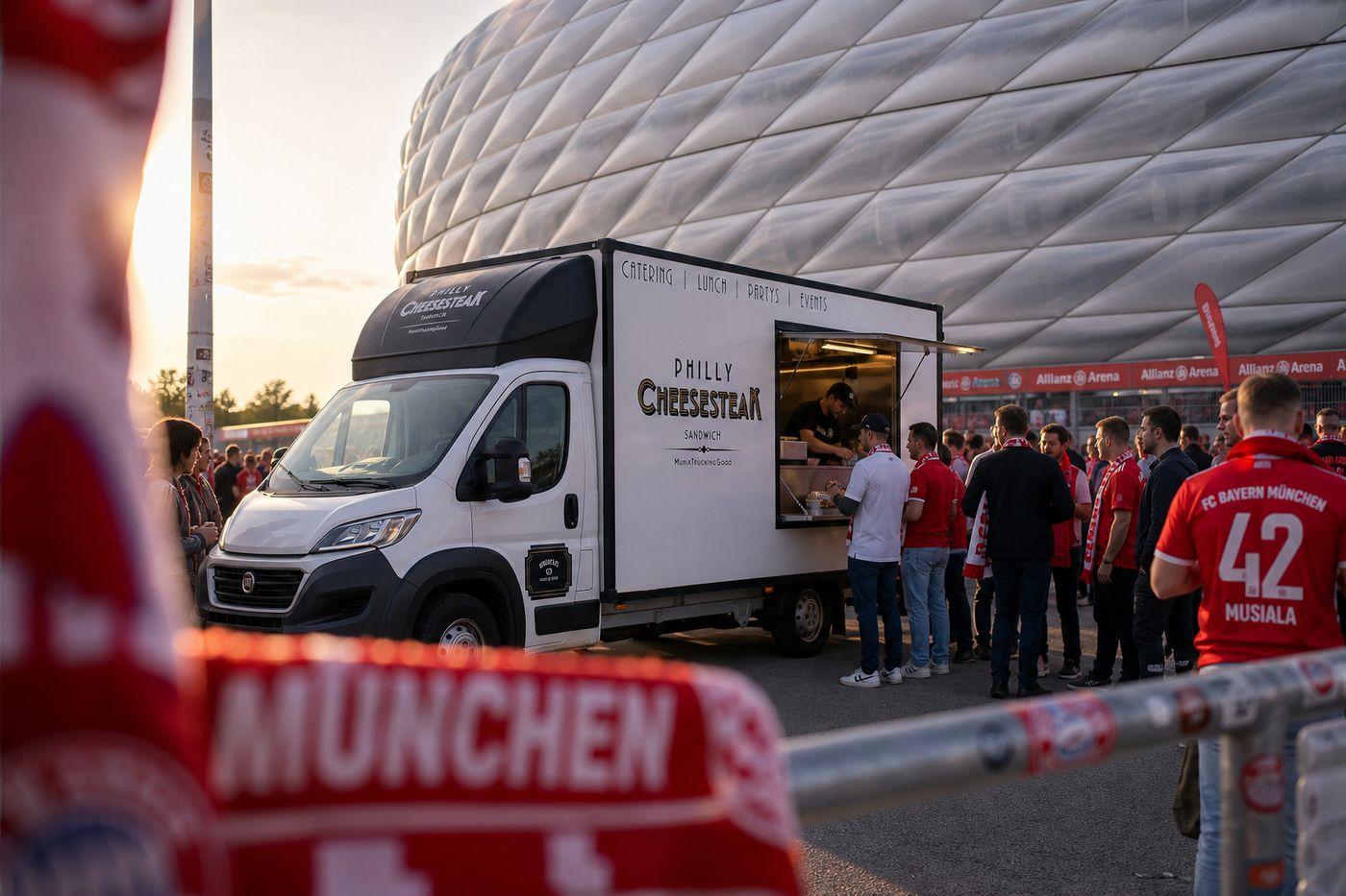 Foodtruck Event Catering Stadion und Festival