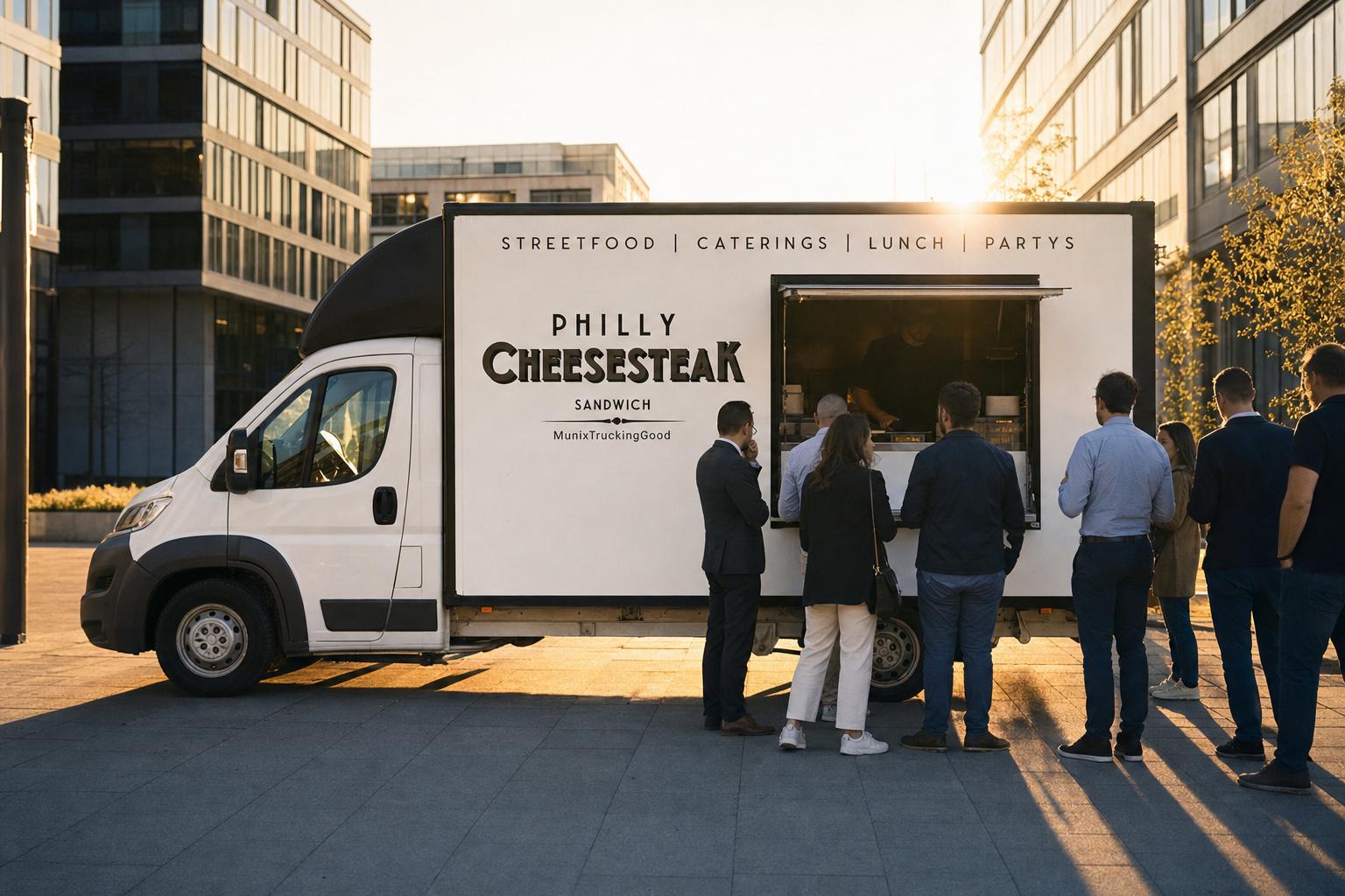 Corporate Catering goldene Stunde — Foodtruck Catering Muenchen