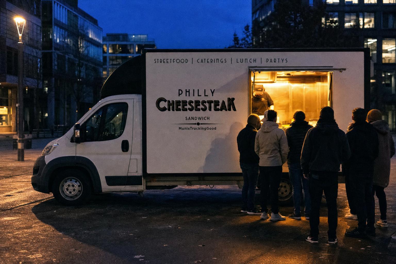 Abendservice mit dem Truck — Foodtruck Catering Muenchen