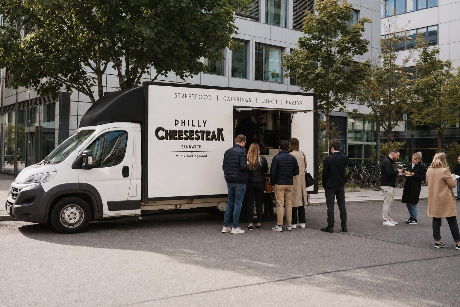 Ausgabefenster Foodtruck Catering Muenchen